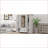 Chests &amp; Wardrobes | Classic 4-Door Armoire with 2 Drawers, White | Pine Wood+MDF-2030075402
