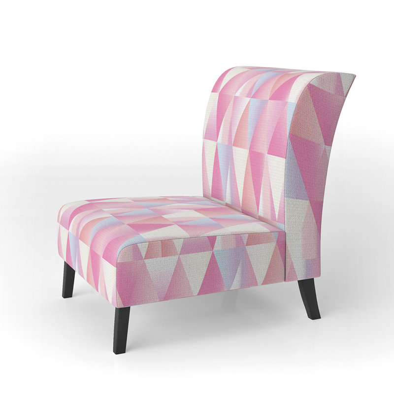 Fauteuil de chambre en velours rembourré Diamond Retro VI - Mid-Century