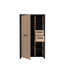 Deveau 1 Door Manufactured Wood Wardrobe