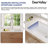 DeerValley Fireclay Workstation Kitchen Sink 33" L x 19" W Large Single Bowl Undermount/Drop-in Kitchen Sink with Accessories