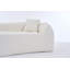 Chaise longue moderne en chenille courbée moderne avec siège profond, canapé-lit convertible, idéale pour le salon et les appartements.-325544233