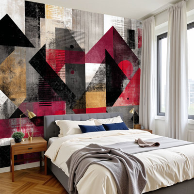 Papier peint auto-adhésif mural 100% papier peint amovible en PVC P 100% H 100 po