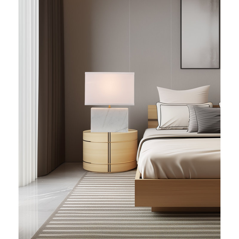 Randoll 1 - Light Marble Table Lamp
