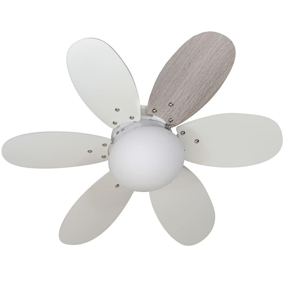 Wayfair white ceiling fan with outlet light