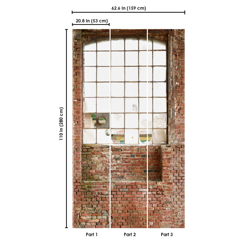 Brick Wall Mural