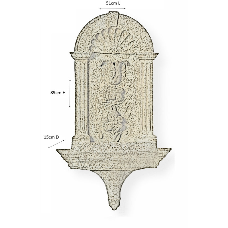 Craut Handcrafted Fountain, Terracotta