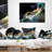 Abstract Smoke Reflection - Abstract Printed Pillow