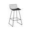 Caillier Upholstered Counter Stool with Metal Frame-105592162