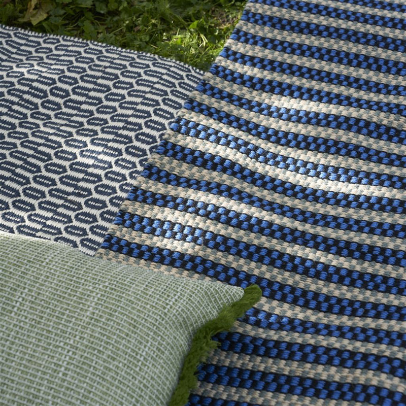 Muara Cobalt Outdoor Rug, Rectangle 3'11" x 5'11"