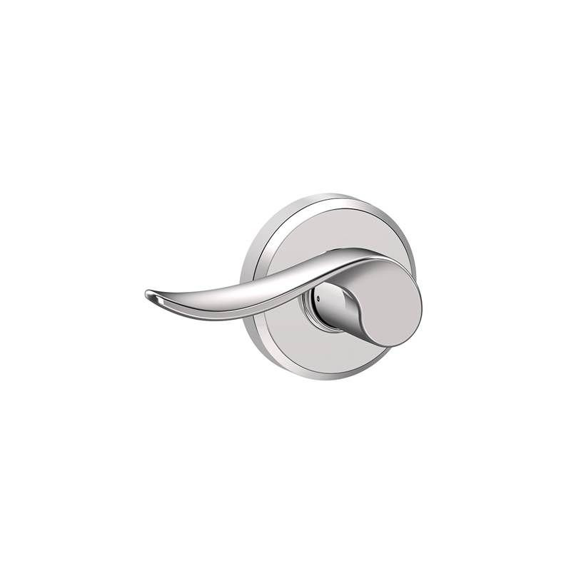 F Series Sacramento Passage Leverset with Greyson Rosette, Bright Chrome