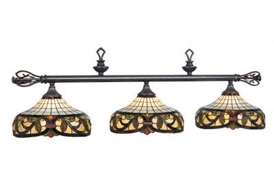 Bowdon 3 - Light Pool Table Linear Pendant By RAM Game Room