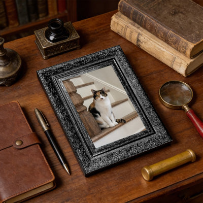 Cadre photo 8 "x 10" noir 1PC pour tablette de bureau