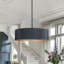 Luminaire suspendu cylindrique 1 lumière Mikaylin