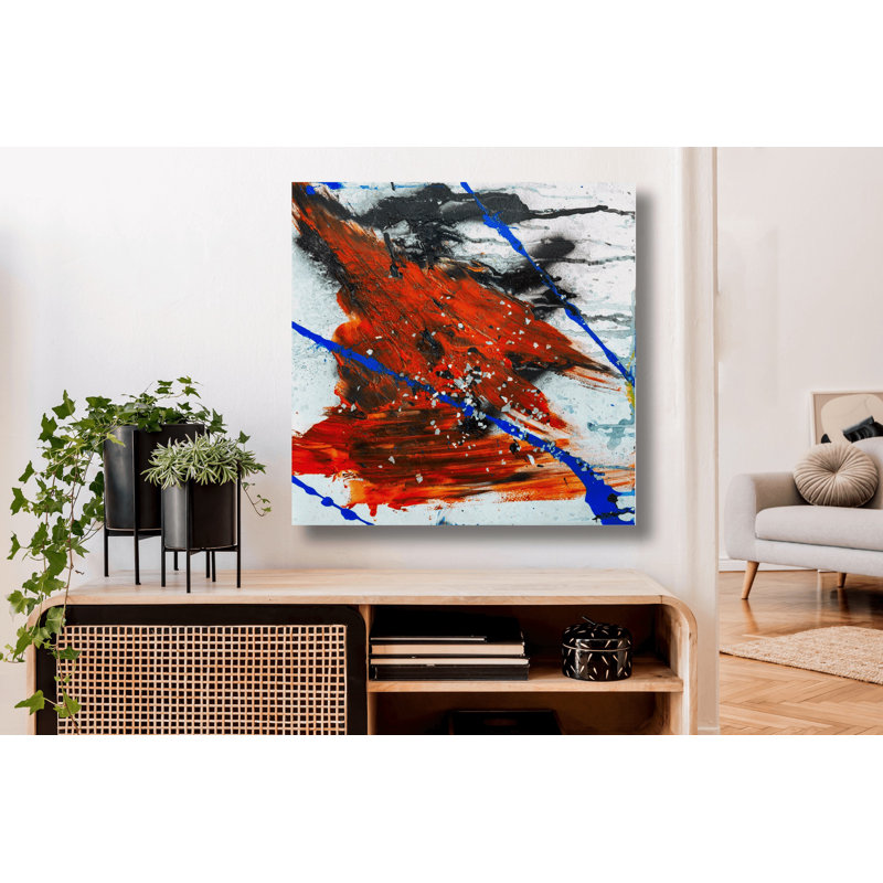 Gypse - reproduction d'art sur toile, Toile avec cadre brun, H 30 po x l 30 po x P 1,75 po