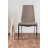 Tierra Sleek Metal and Glass Round Dining Table Set with 6 Faux Leather Upholstered Dining Chairs-1353149491