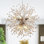 Luminaire suspendu de style pissenlit rustique Barnali