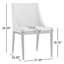 Chaise parsons rembourrée en tissu H 18,75 po Adrina-520855831