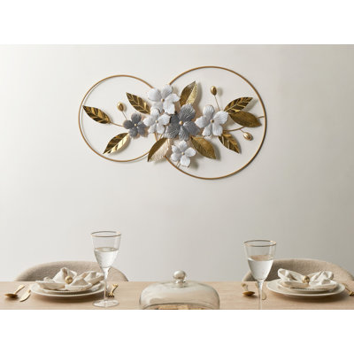 Handmade Plants & Flowers Iron Wall Decor