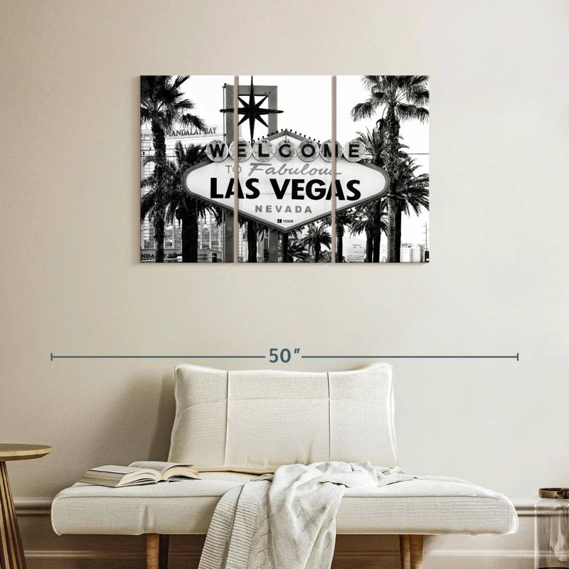 Senne Welcome To Fabulous Las Vegas BW, H 24 po x l 38 po