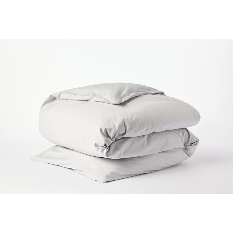 Organic Cotton Duvet Cover Set, King/Cal King Duvet Cover, Seal