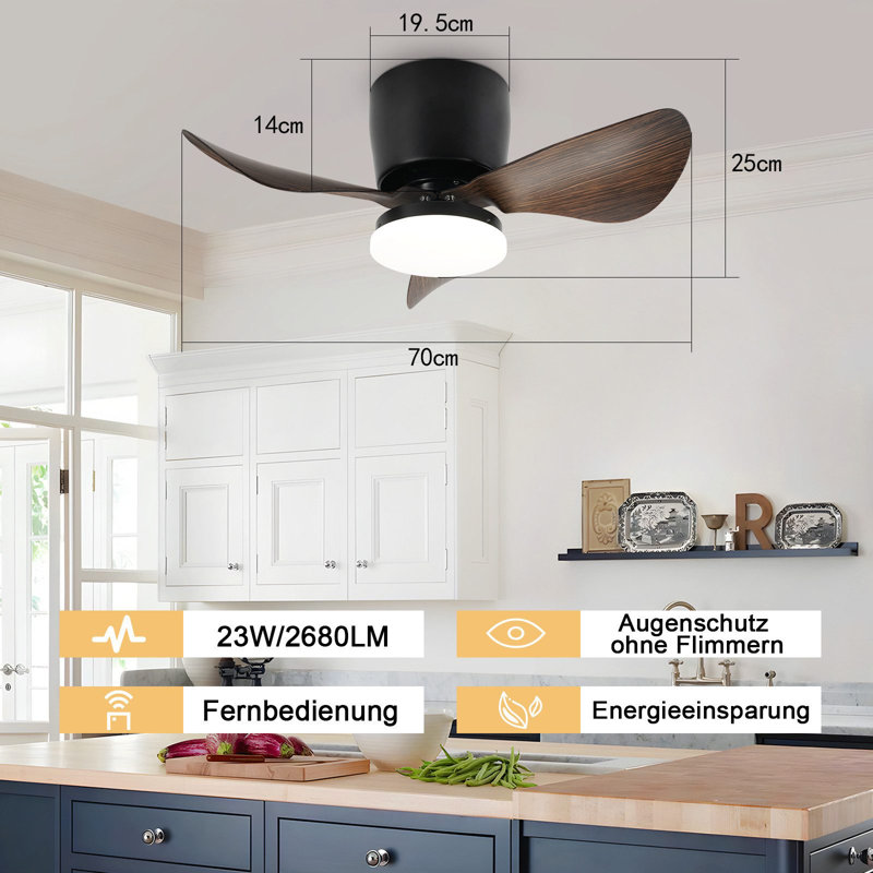 Ceiling Fan with LED Lights