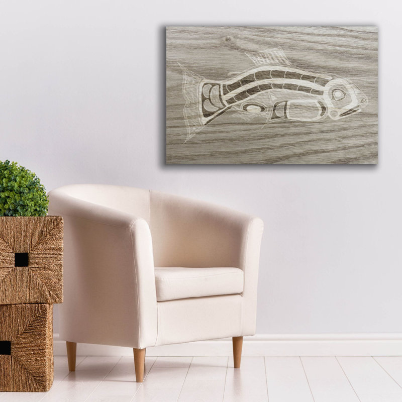  «Totem Animal 1» par Alicia Ludwig, art mural sur toile, H 26 po x l 40 po