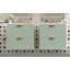 Ensemble de meuble-lavabo mural 48 po de style moderne avec deux lavabos séparés (double), deux lavabos en céramique, 4 tiroirs, idéal pour les petites salles de bain-822532829