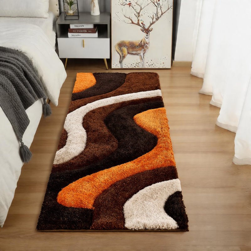 Kadir Abstract Indoor Rug, Runner 2'4" x 8'