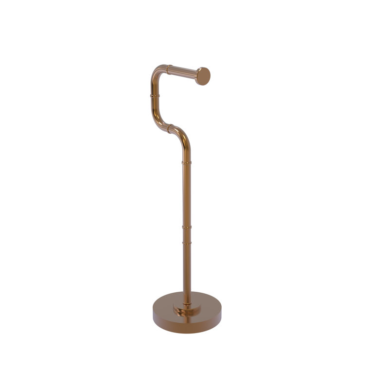 Porte-papier hygiénique sur pied Tioga Euro, Bronze brossé