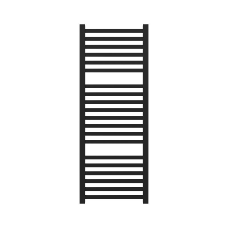Chauffe-serviettes électrique mural Quadro, Noir mat