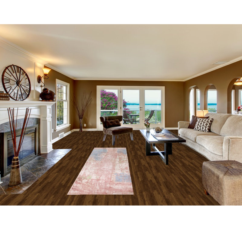 All-Over Abstract Indian Runner Rug 3x10