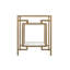 Table de bout en verre avec rangement Architect