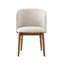 Abrey Upholstered Armchair with Wooden Base-1080008801-1080008810