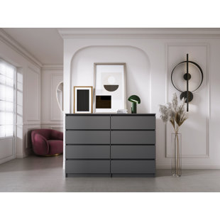 140cm W 8 - Drawer Chest of Drawers
