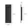 Matte Black Rectangular Recessed Invisible Flat Finger Pull Sliding Barn Door Handle