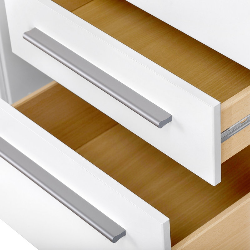 Petrarch 41cm W Manufactured Wood Bedside Table