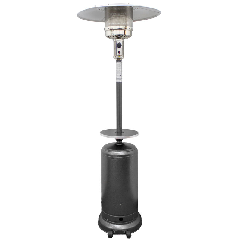 Chauffe-terrasse au propane 48000 BTU Kelbi, Argent martelé