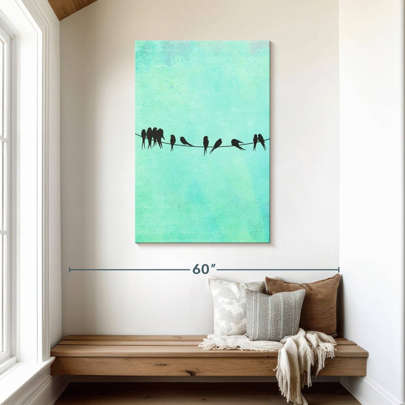Brampt Birds On A Wire, 45" H x 30" W