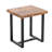 Side Table with Metal Leg