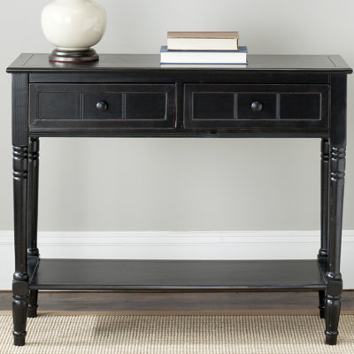 Brookshire 230.94cm Solid Wood Top Console Table