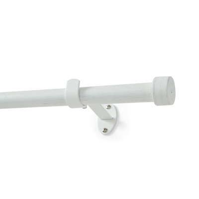 Victorine Cap Finial Single Curtain Rod