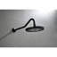 Bras de douche noir mat, fabrication en acier inoxydable, installation simple et bras d'approche de propreté avec surface, résistant à la corrosion, simple