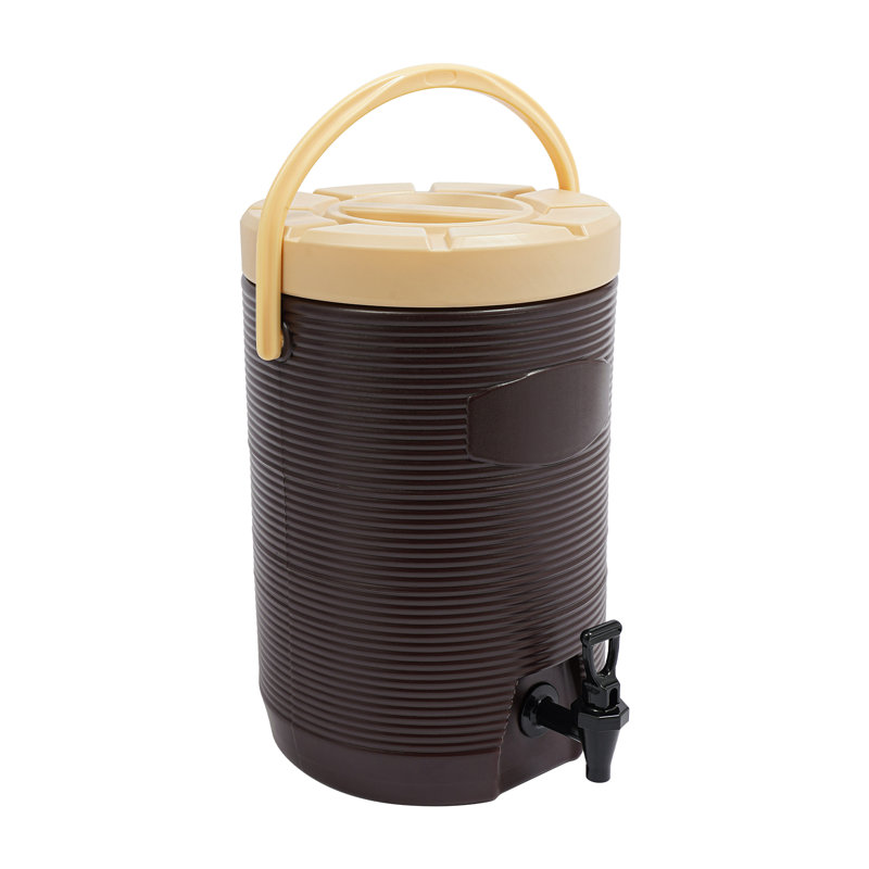 4.07Gal Cold And Hot Beverage Dispenser, Brown