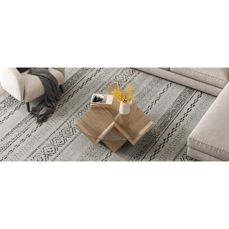 Table basse The The Round, Noir