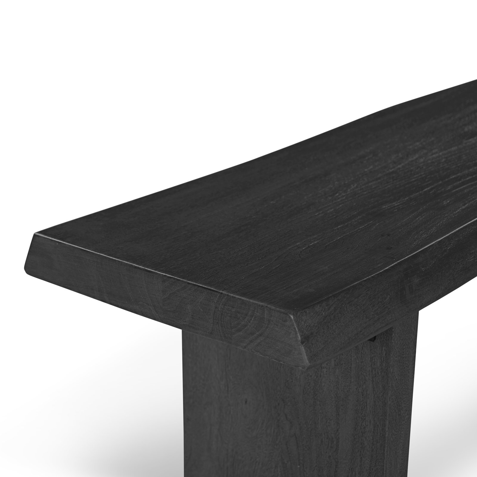 Colin Dining Bench, 18" H x 65" W x 15" D, Ebonized