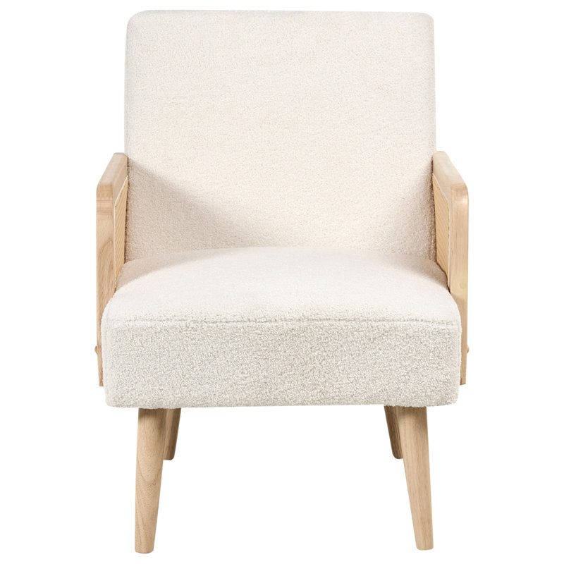 Armchair HOJBY , White Boucle