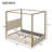 Upholstery Canopy Platform Bed with Headboard-82251482-81842949