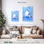 Chaise bleue Gillard-108622307
