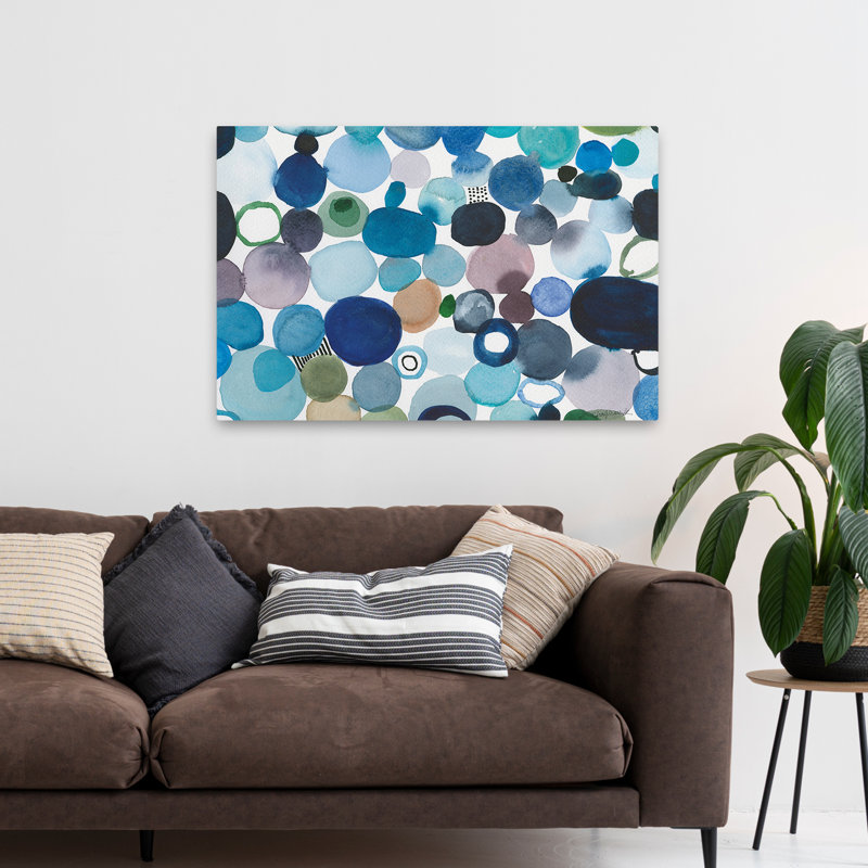 Abstract - Toggle Pebbles, 32" H x 48" W
