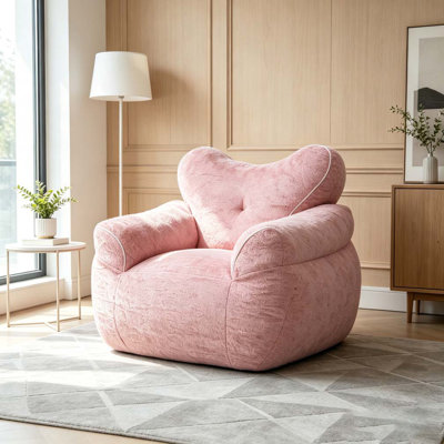Fauteuil à billes, fauteuil à billes en fausse fourrure